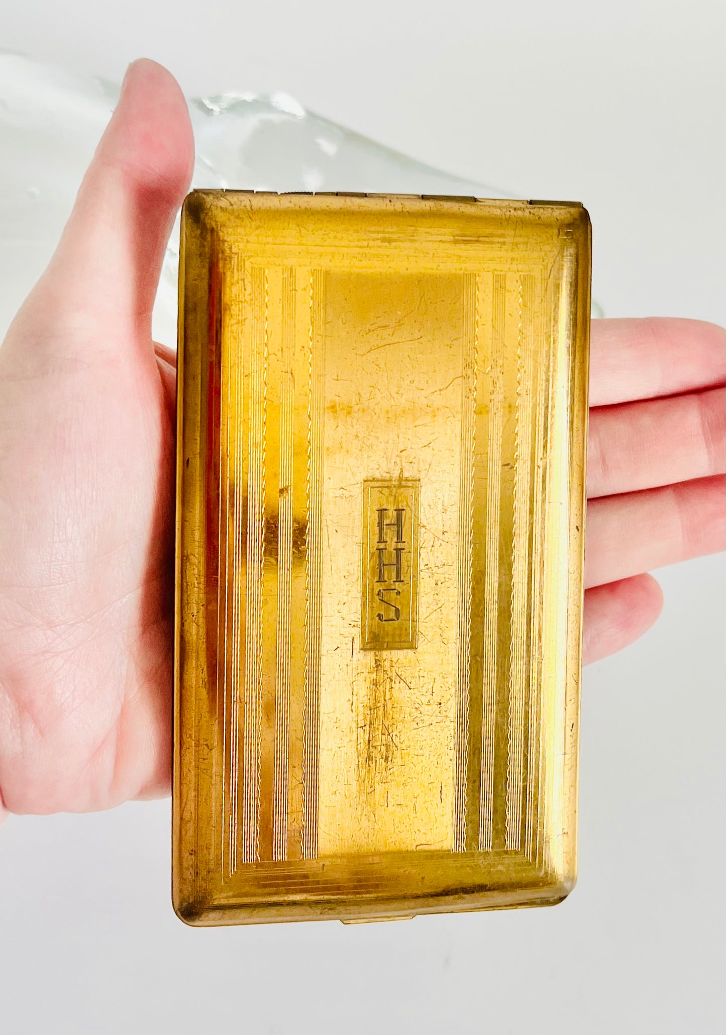 Vintage 1940s Elgin American Large Cigarette Case
