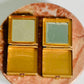 Vintage Midcentury Gold Dorothy Gray Set of 2 Mirror Compacts