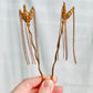 Deadstock Vintage Filigree Hair Sticks with Chain Tassels
