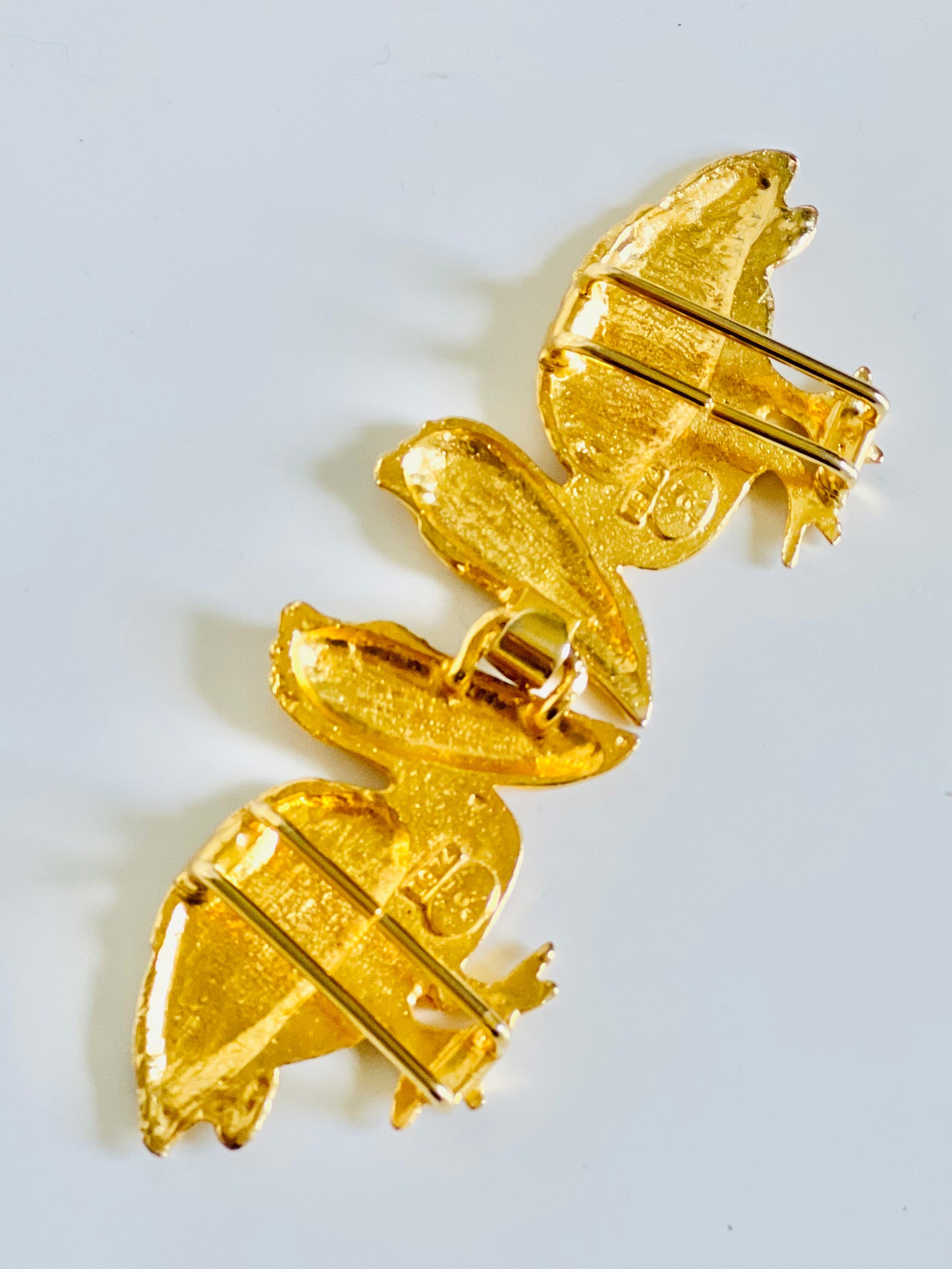 Mimi Di N 1974 Rare Gold Tone Pelican Belt Buckle