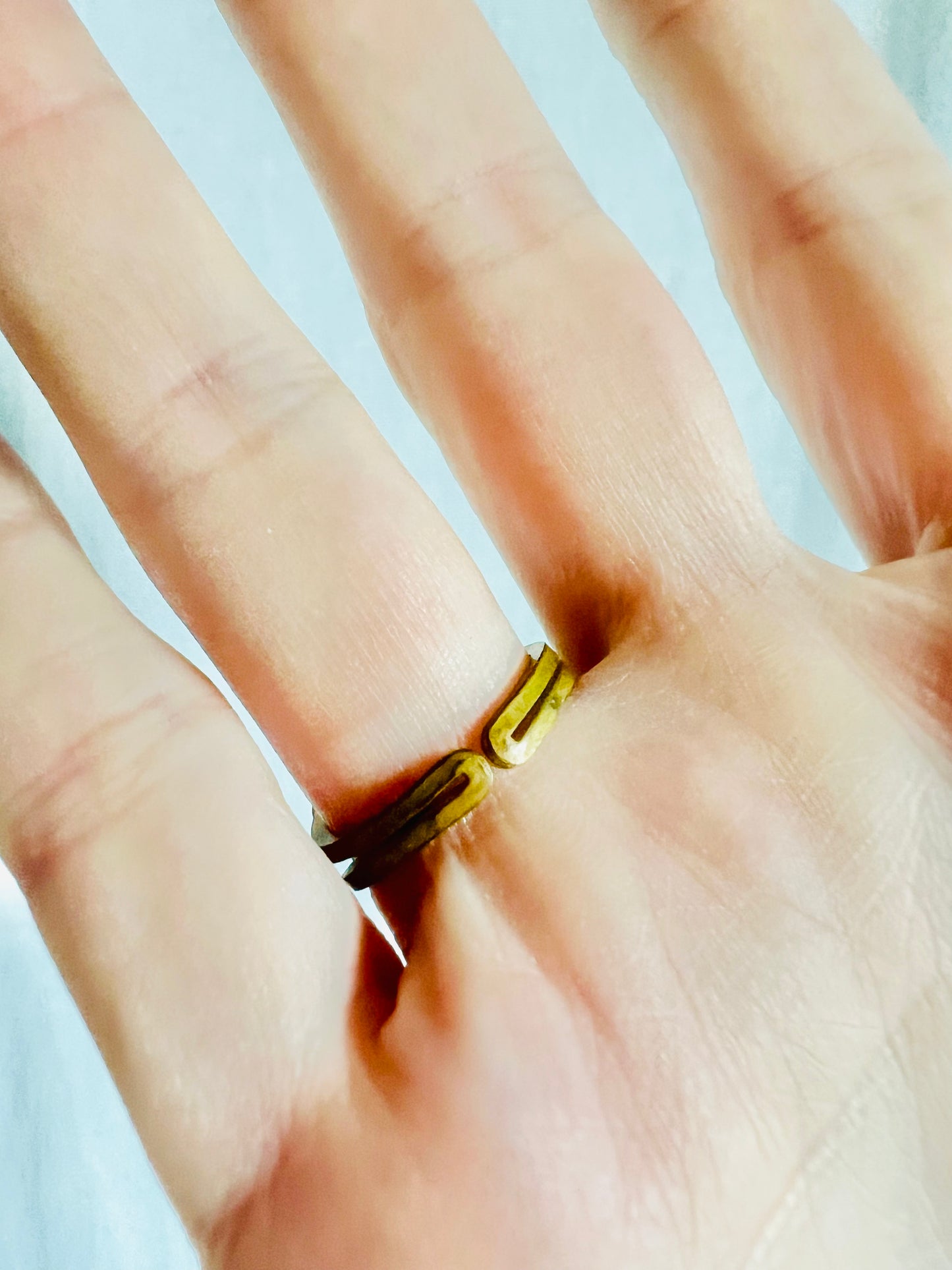 Vintage John F. Kennedy Western Germany Brass Ring