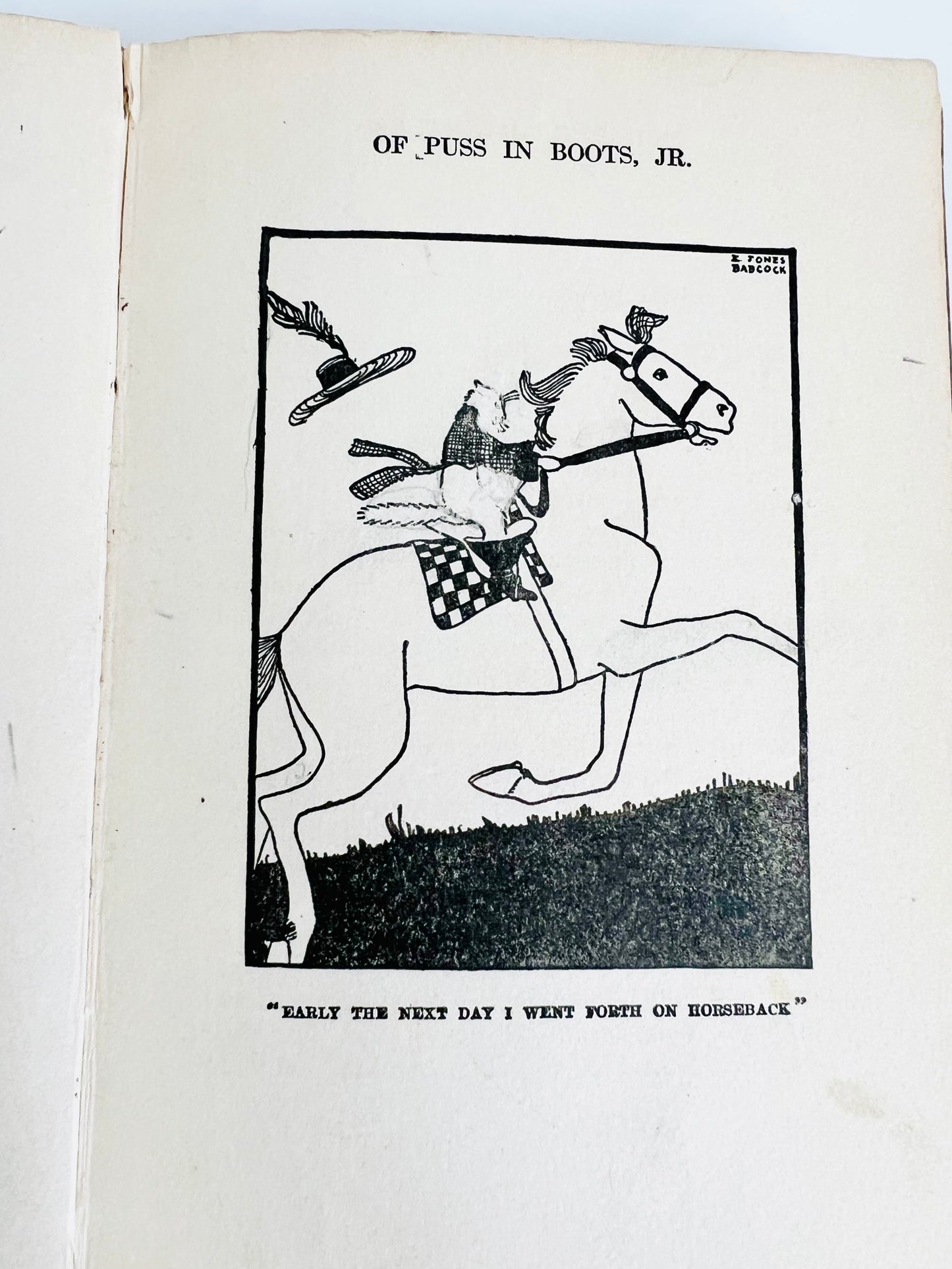 Antique Puss In Boots Jr. Harper Brothers 1917 Edition