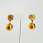 Vintage 1980s Anne Klein Style Gold Lion Earrings