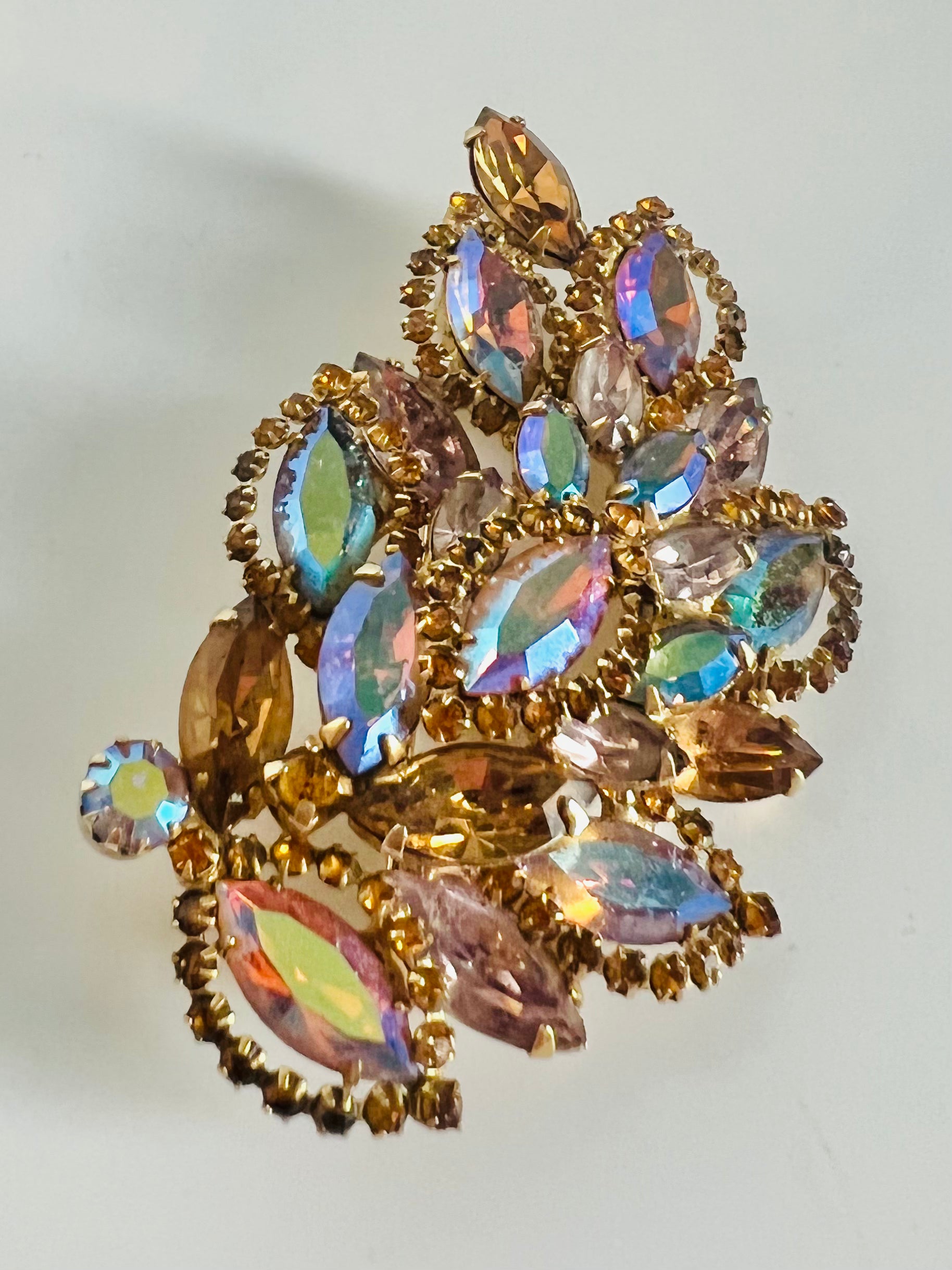 Vintage rhinestone pins deals