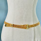 Vintage 1970s Gold Whiting and Davis Style Mesh Belt