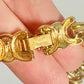 Vintage Krementz Roll Lonk Gold Tone Necklace