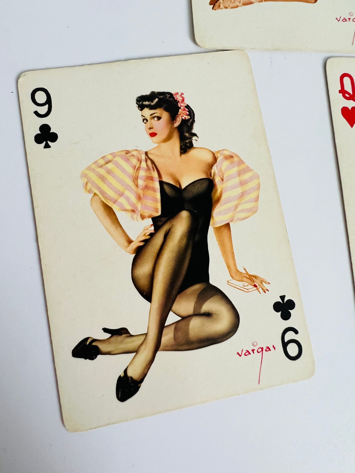 Vintage 1950s Vargas Girls Playing Cards Set of 15
