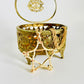 Vintage Deadstock Gold Star Pendant Statement Necklace