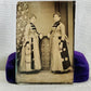 Antique Nineteenth Century Tintype Photo Two Ladies