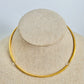 Vintage Trifari Gold Curved Bar Choker Necklace