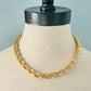 Vintage Napier Classic Gold Rope Chain Necklace