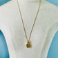 Vintage Amway Gold Mirror Style Locket Necklace