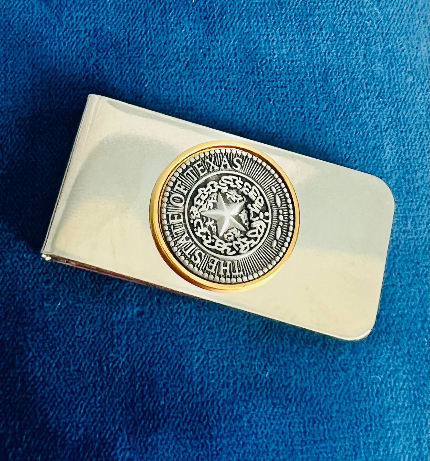 Vintage Silver State of Texas Money Clip