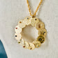 Deadstock 1970s Massive Zodiac Astrology Gold Pendant Necklace