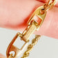 Vintage Napier Classic Gold Rope Chain Necklace