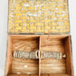Vintage Handcrafted Brass and Wood Keepsake Treasure Box