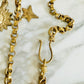 Vintage Bohemian Celestial Sun and Moon Handcrafted Necklace