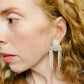 Vintage Massive Sparkling Rhinestone Clip Earrings