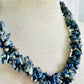 Vintage Blue Lapis Layered Statement Necklace