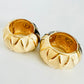 Vintage Two Sided St.John Enamel Clip Earrings